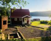 Idyllic house by a beautiful lake