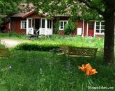 house in the midst of nature,fields and lakes