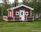 Cottage in Nikkaluokta at the foot of Kebnekaise