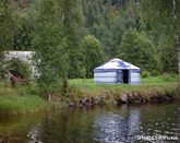 Adventure in the Mongolian yurt on the riverbanks!